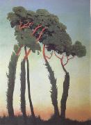 Felix  Vallotton Landscape with Trees (nn03) painting